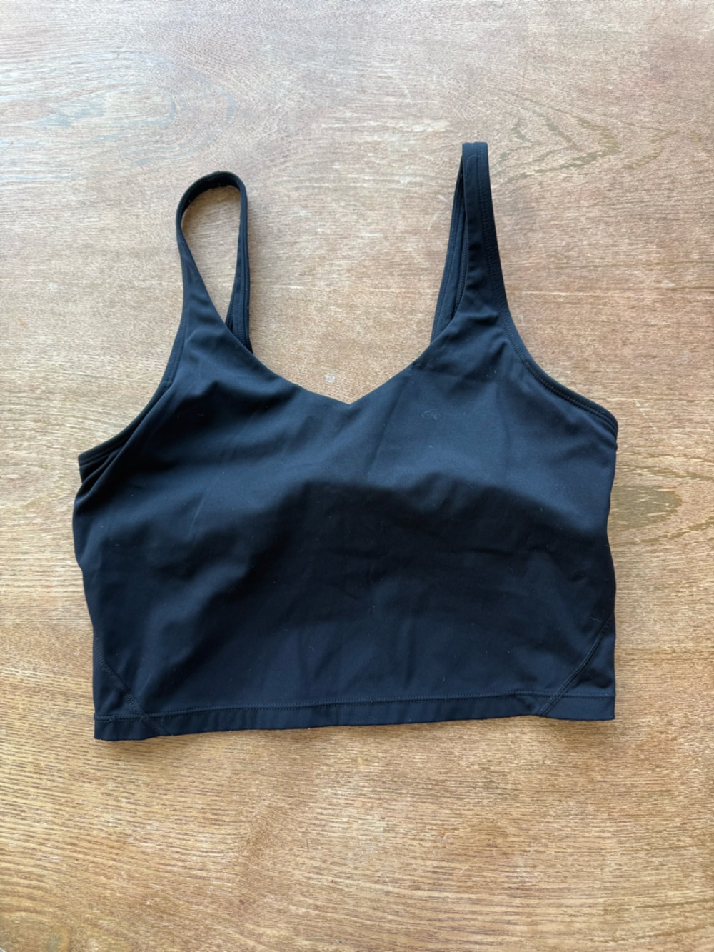 Black Sports Bra Crop Tank Top